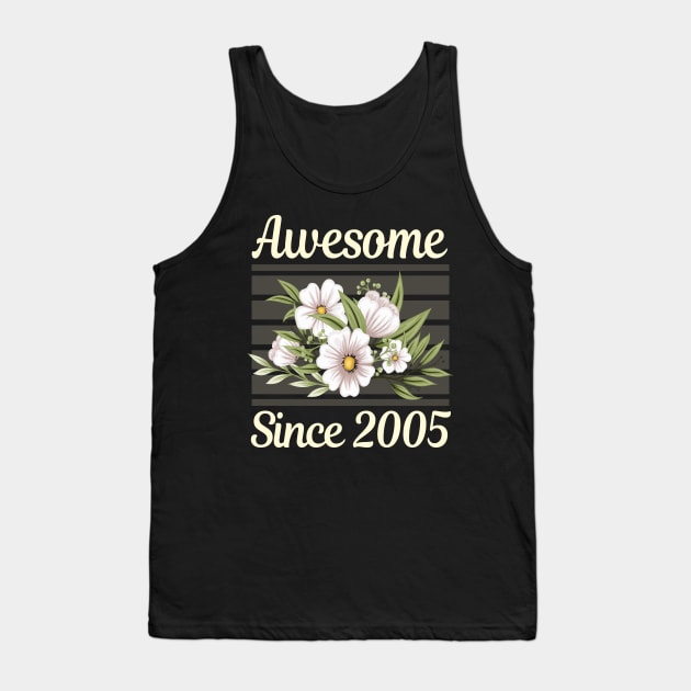 White Flowers 2005 Tank Top by lainetexterbxe49